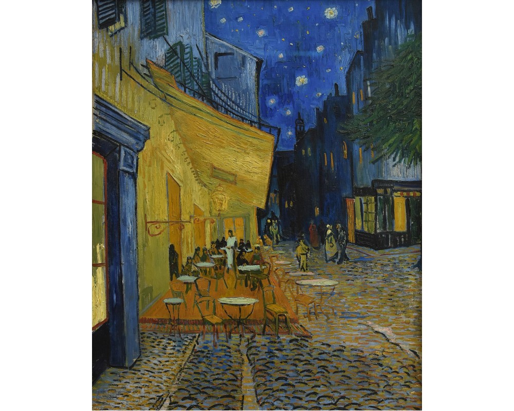 A Café Terrace at Night