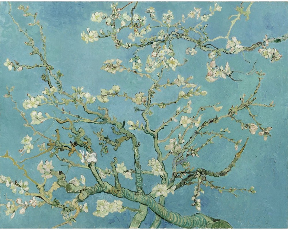 A Floral Still Life: Branches with Almond Blossoms