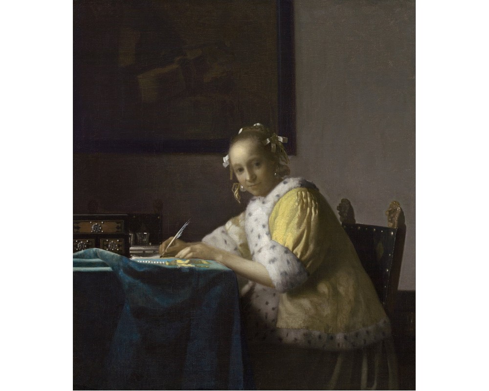 A Lady Writing a Letter