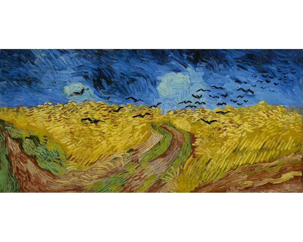 A Wheatfield with Crows