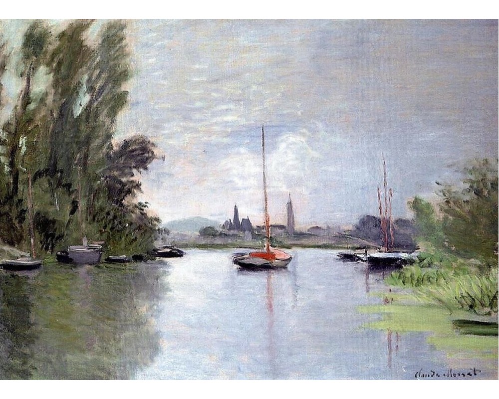 Argenteuil Seen from the Small Arm of the Seine