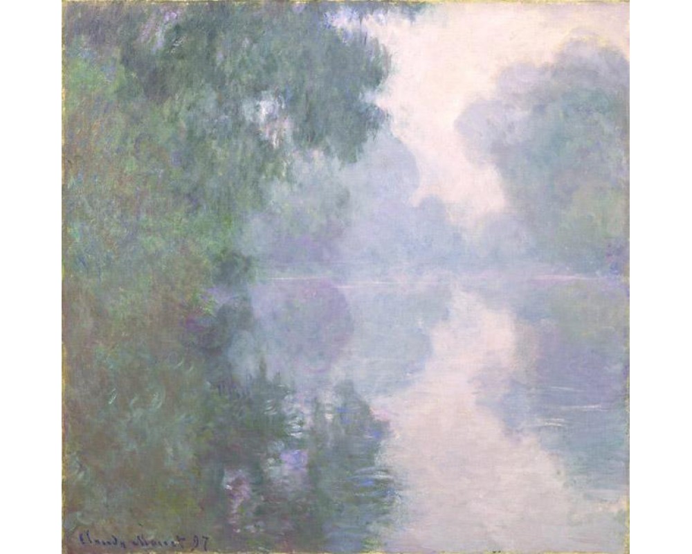 Arm of the Seine near Giverny in the Fog