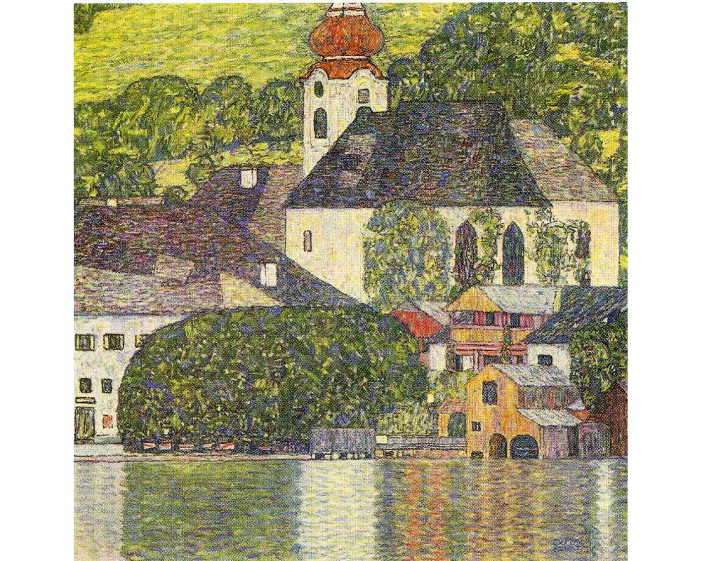 Church in Unterach on the Attersee