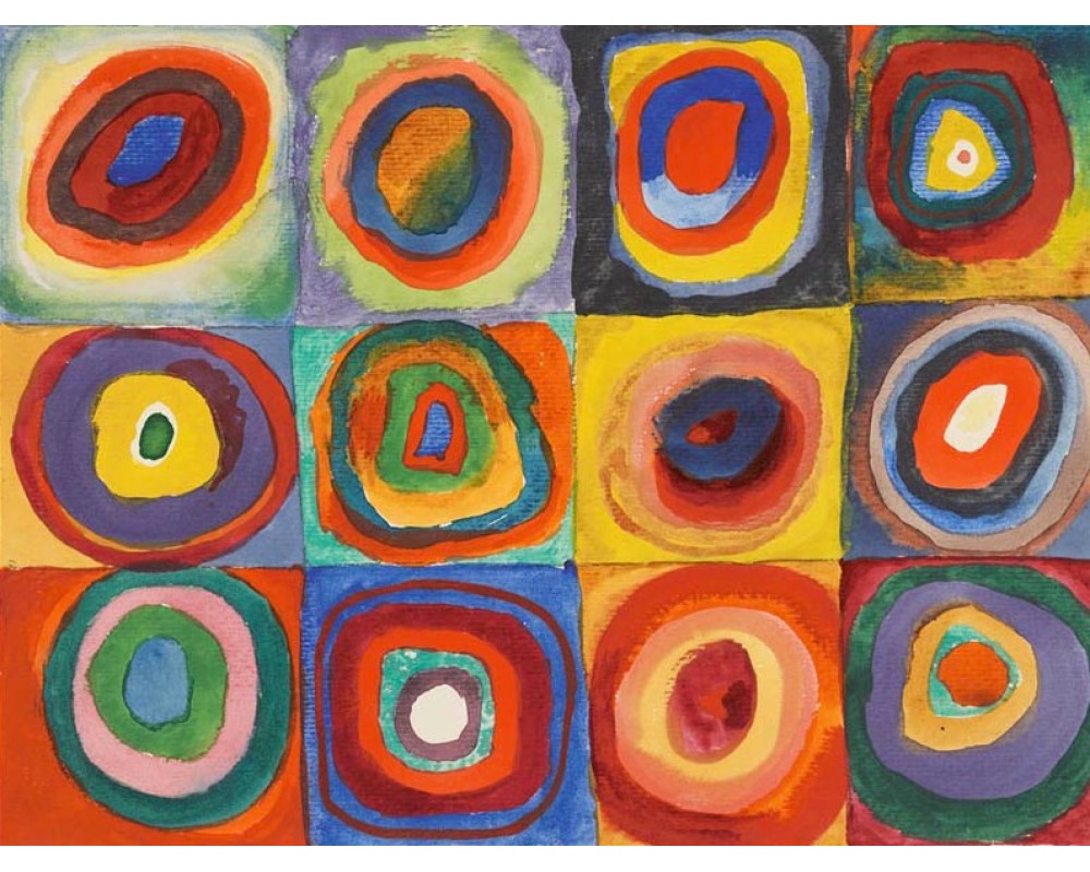 Color Study Squares with Concentric Circles, 1913