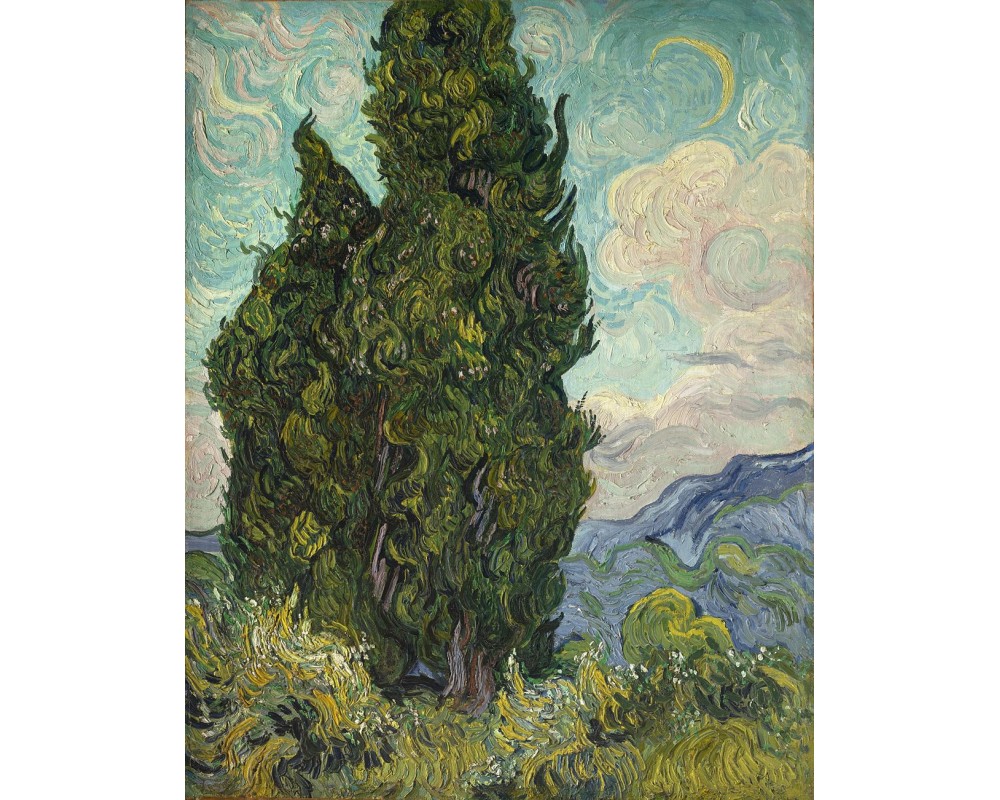 Cypresses, 1889