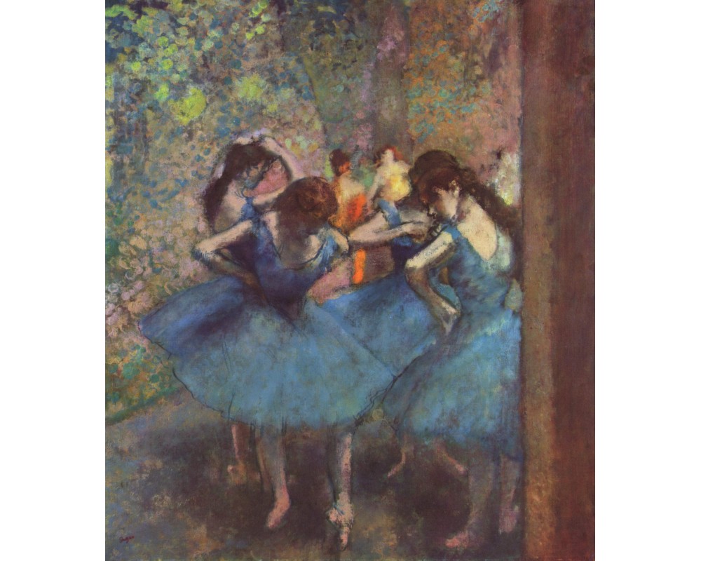 Dancers in Blue