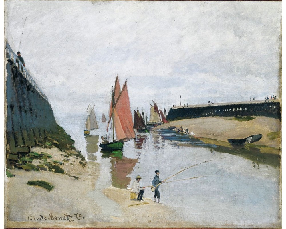 Entrance to the Port of Trouville