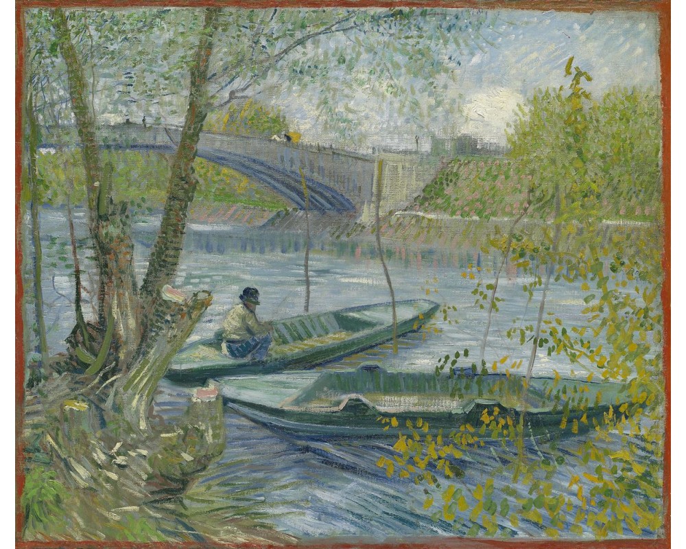 Fishing in Spring, the Pont de Clichy