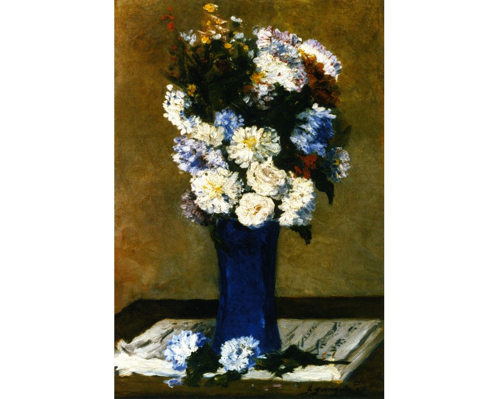 Flowers in a Vase with a Musical Score