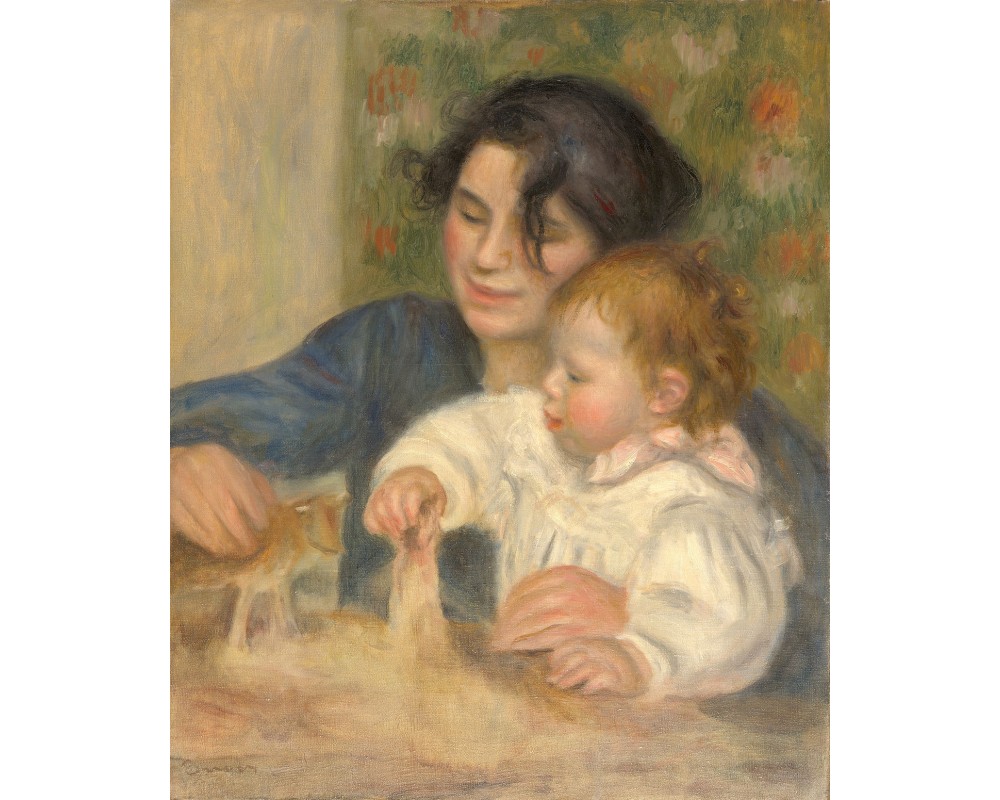 Gabrielle Renard and infant son, Jean