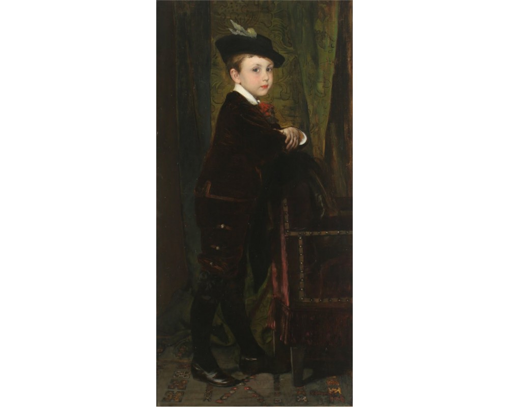 Hans Liebieg´s portrait as a child