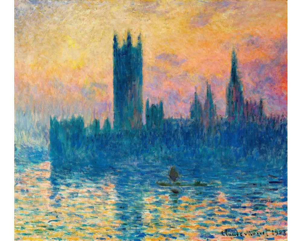 Houses of Parliament, Sunset 1904