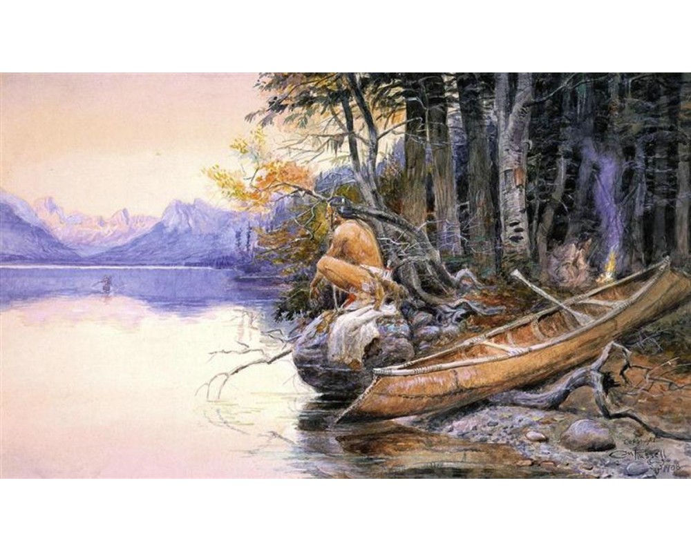 Indian Camp - Lake McDonald