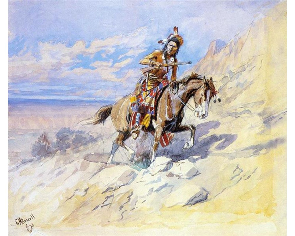 Indian on Horseback