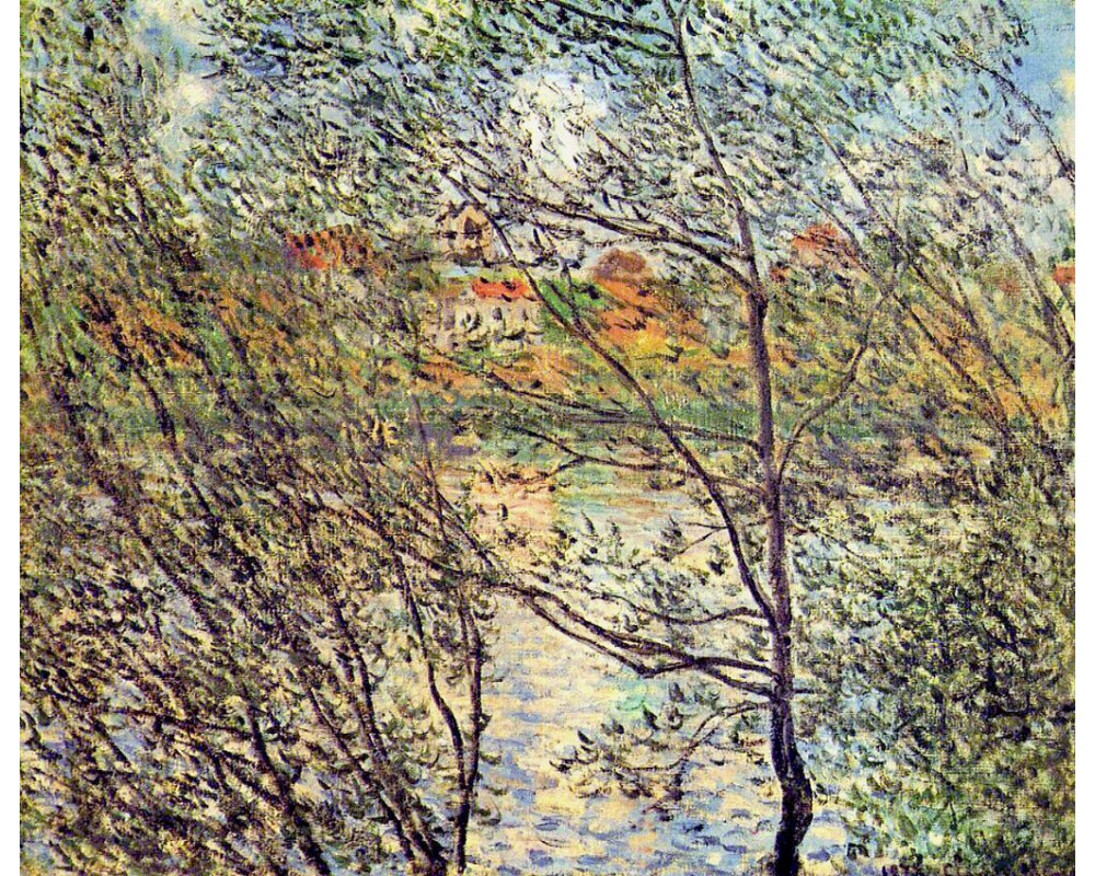 Isle Grande Jatte or Springtime through the Branches