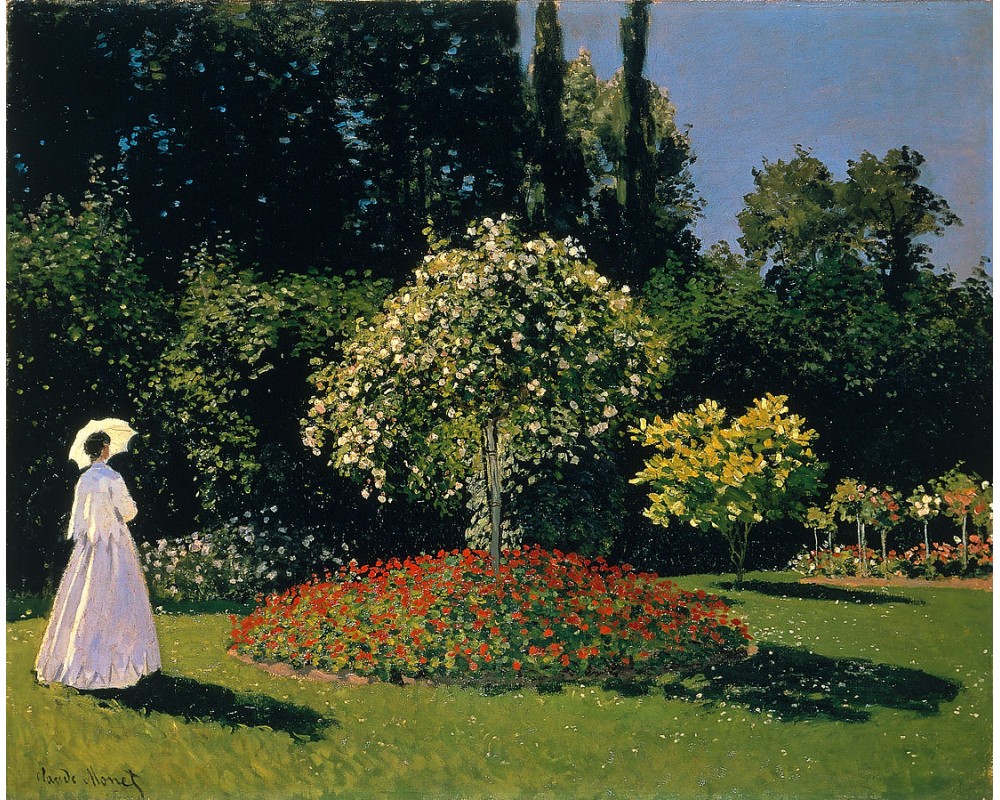 Jeanne-Marguerite Lecadre in the Garden Sainte-Adresse