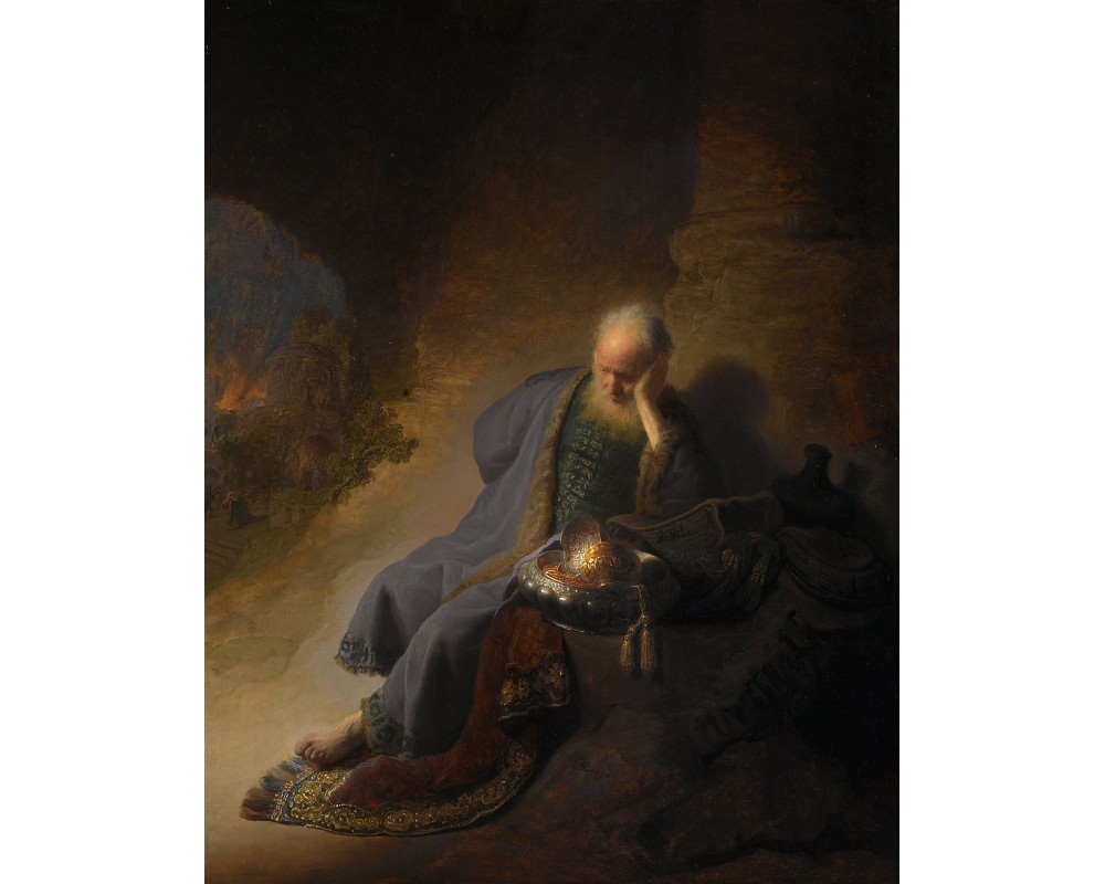 Jeremiah Lamenting the Destruction of Jerusalem