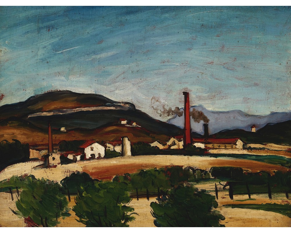 Landscape with Factory near Aix