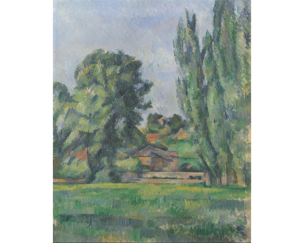 Landscape with Poplars