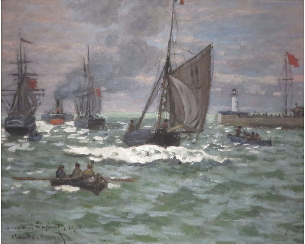 L'Entrée du port de Le Havre