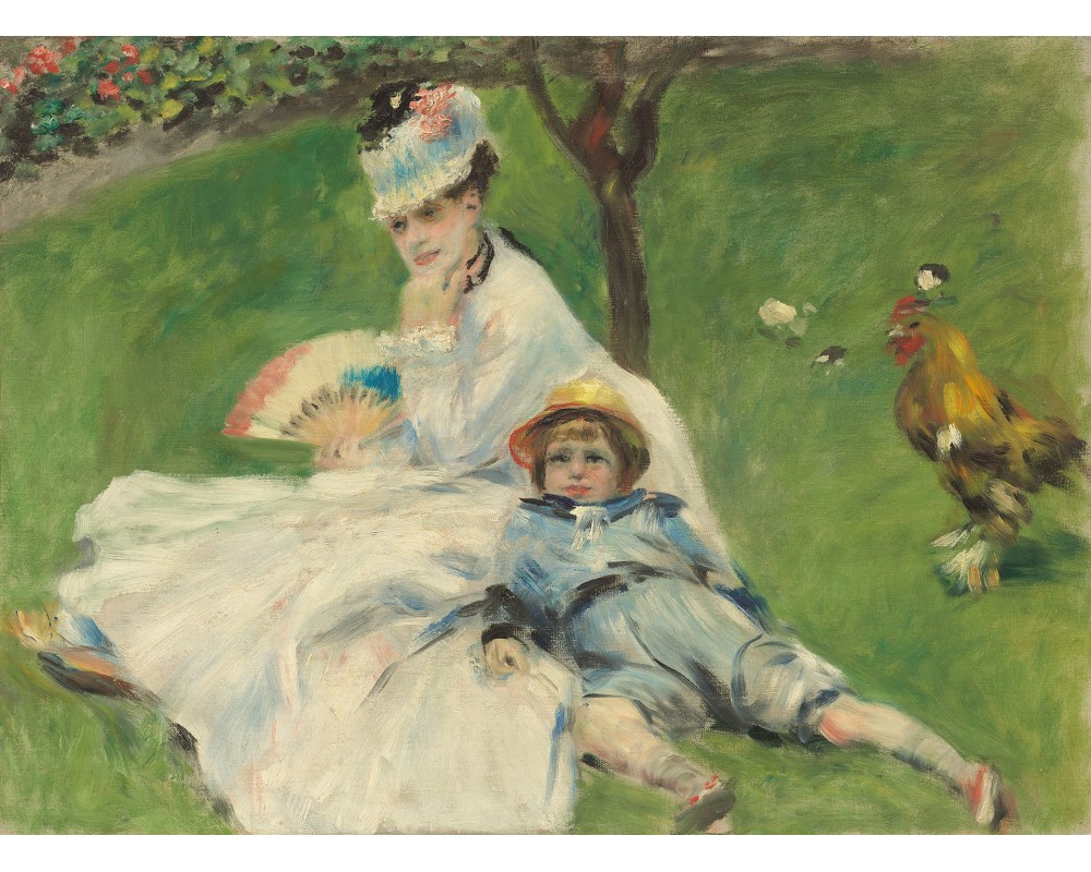 Madame Monet and her son