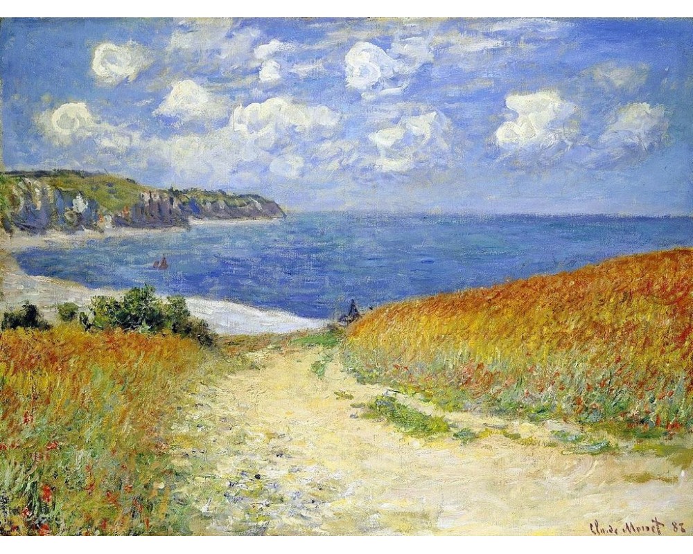 Path in the Wheat in Pourville