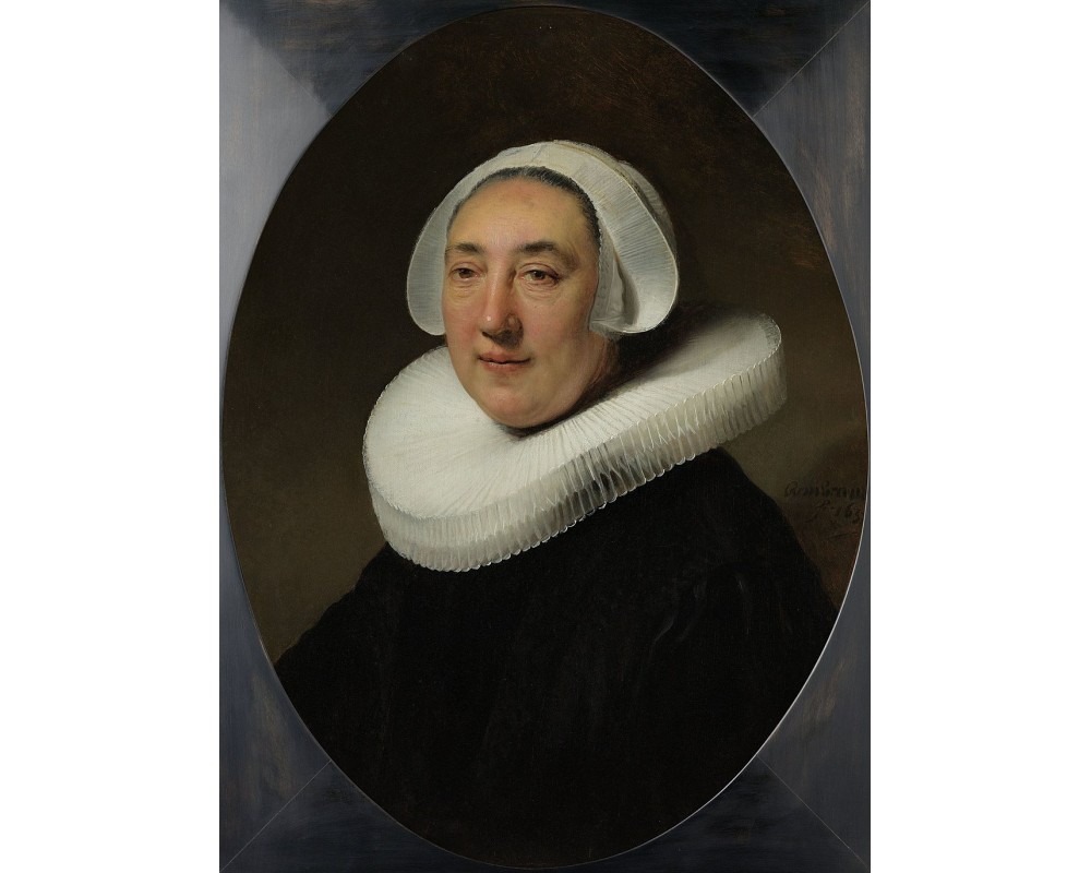 Portrait of Haesje Jacobsdr. van Cleyburg from Rotterdam (1634)