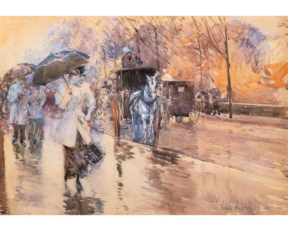 Rainy Day on Fifth Avenue 1893