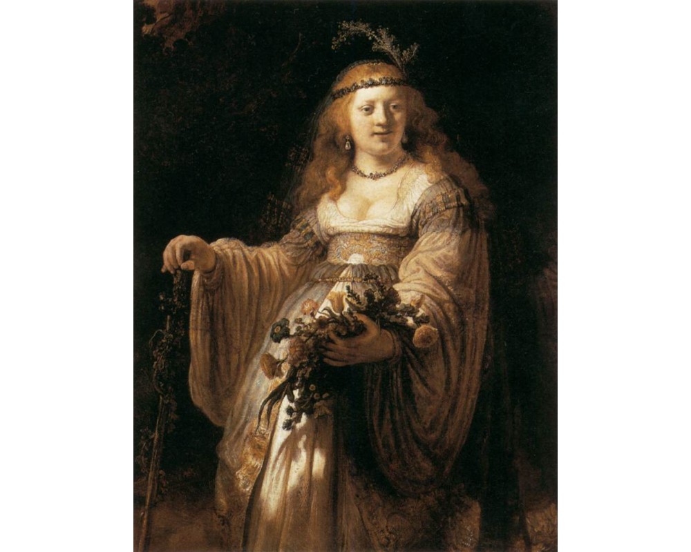 Saskia as Flora (1635)