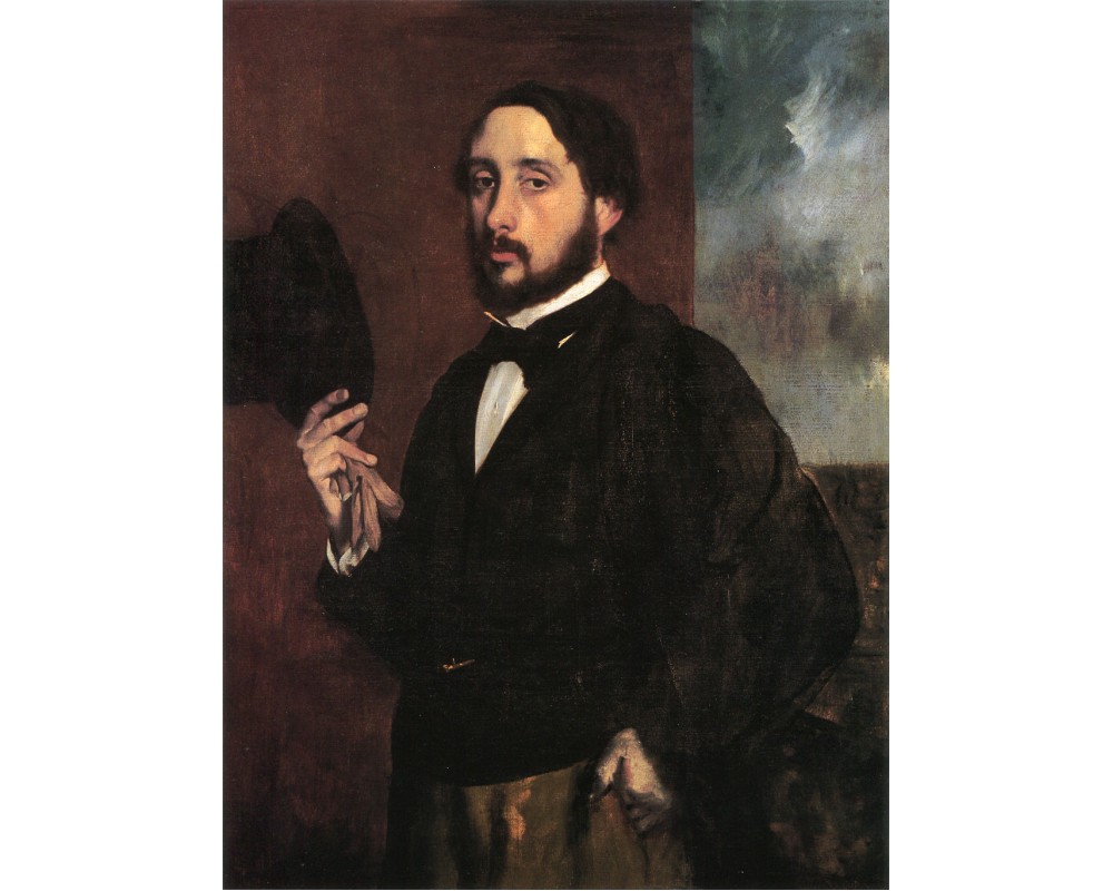 Self-portrait (Degas Saluant)