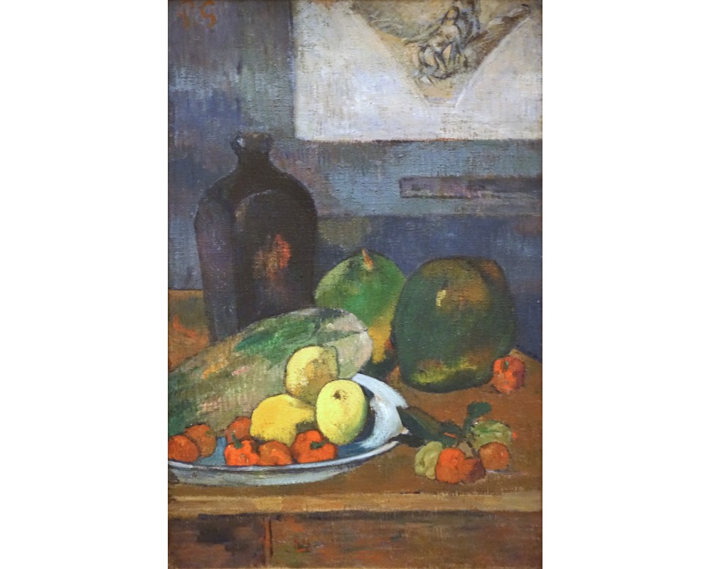 Still Life with a Sketch after Delacroix