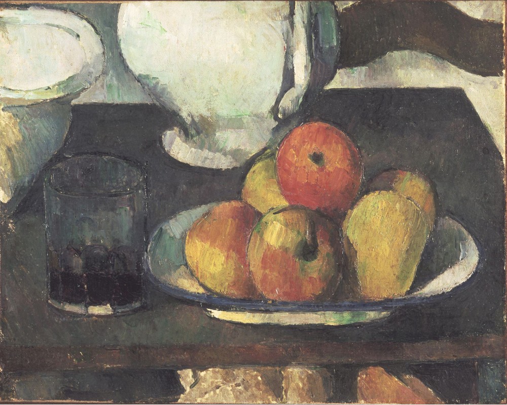 Still Life with Apples and a Glass of Wine