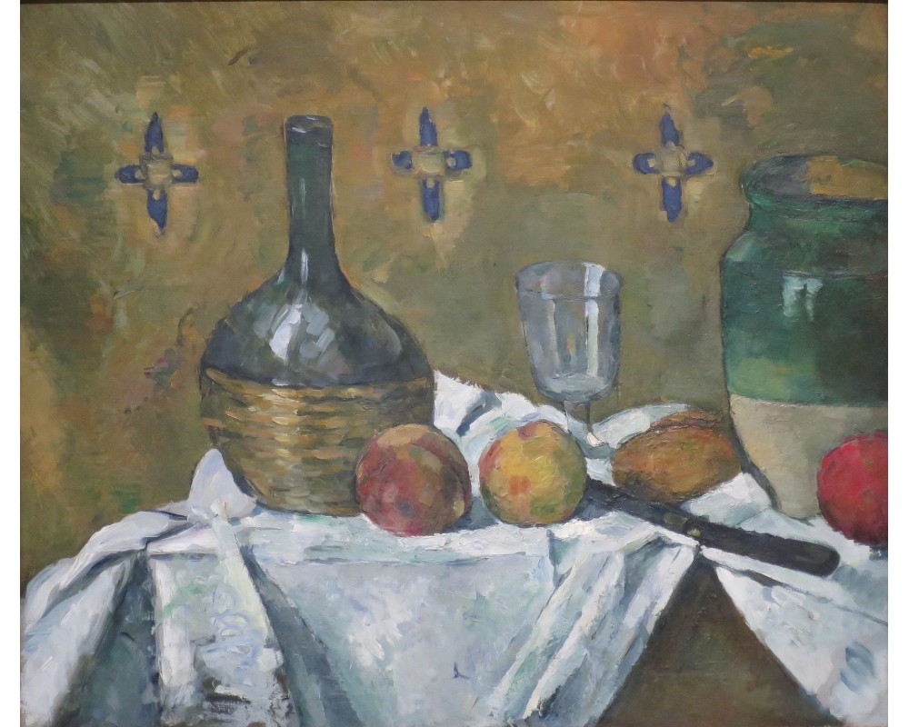 Still Life with Flask, Glass and Jug