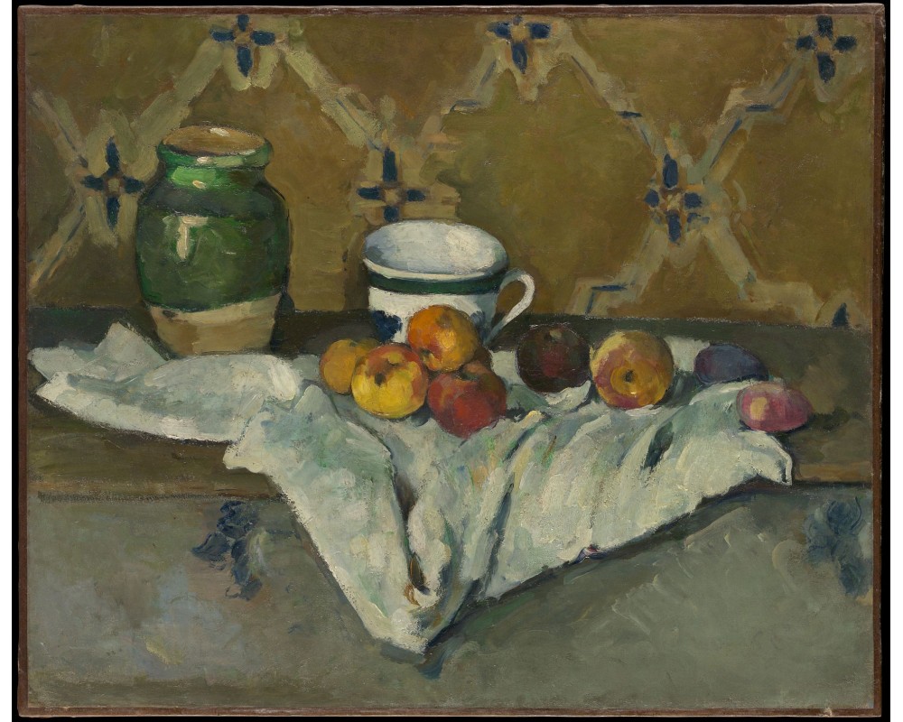 Still Life with Jar, Cup, and Apples