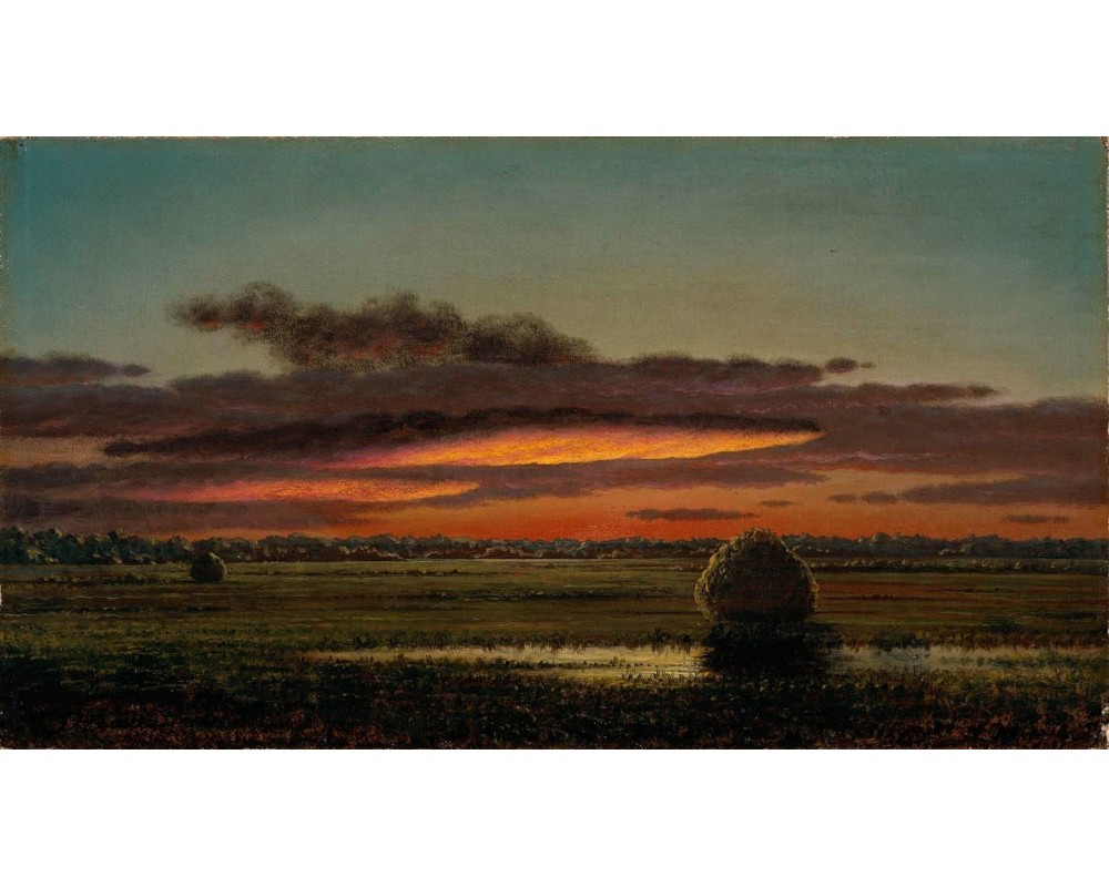 Sunset Over the Marshes