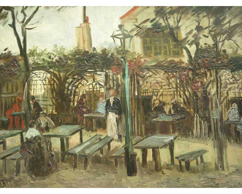 Terrace of a Cafe on Montmartre