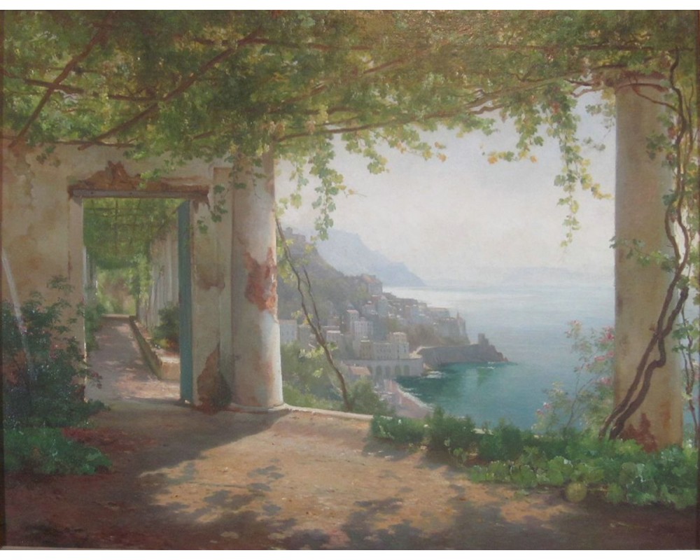 The Amalfi Coast viewed from Convento dei cappuccini