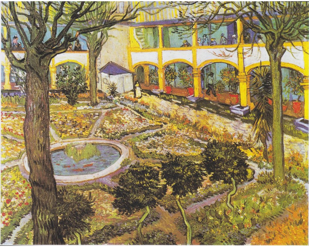 The Courtyard of the Hospital at Arles