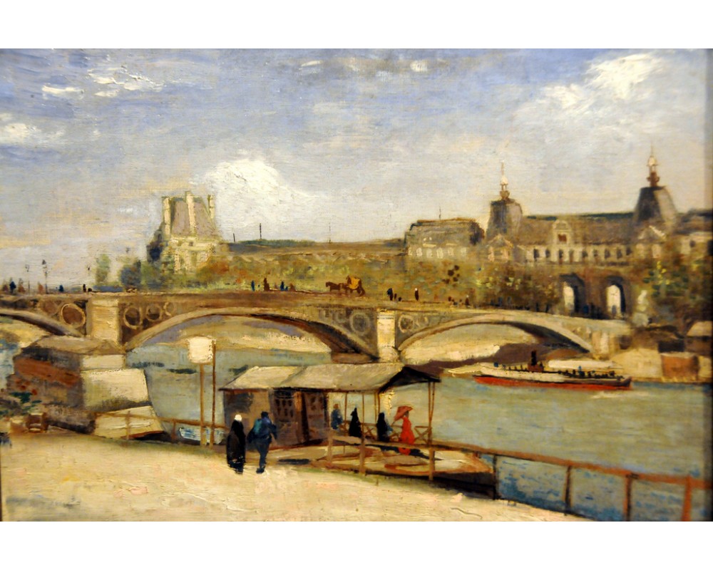 The Pont du Carrousel and the Louvre