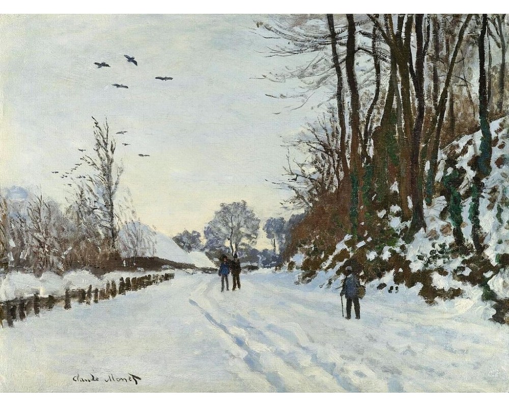 The Road to the Farm of Saint-Simeon in Winter