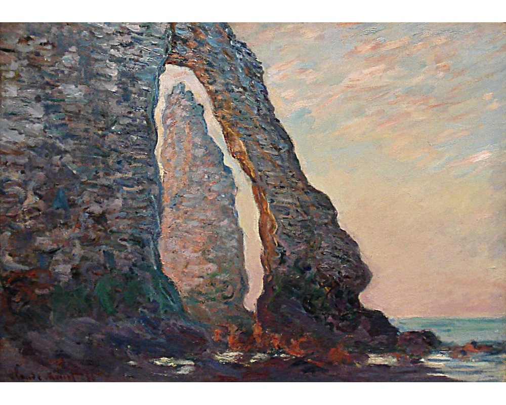 The Rock Needle Seen through the Porte d'Aval