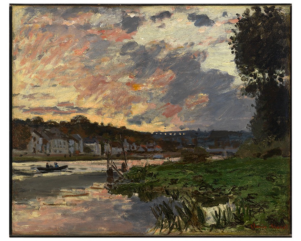 The Seine at Bougival, Evening