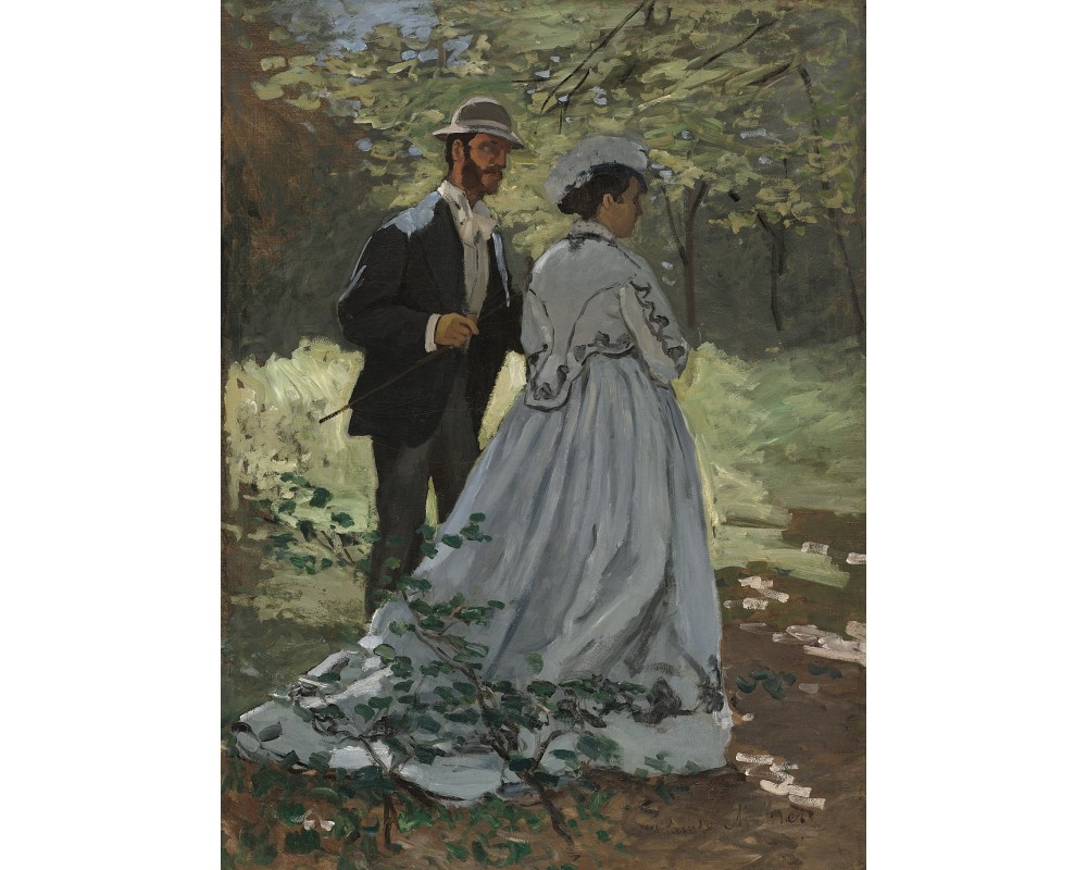 The Strollers (study for Luncheon on the Grass)