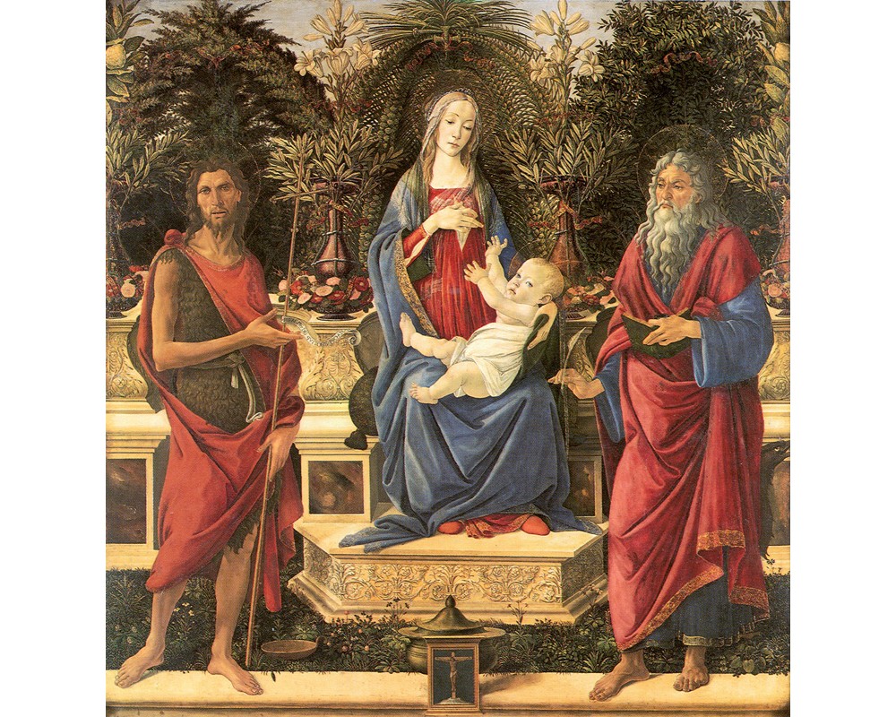 The Virgin and Child Enthroned