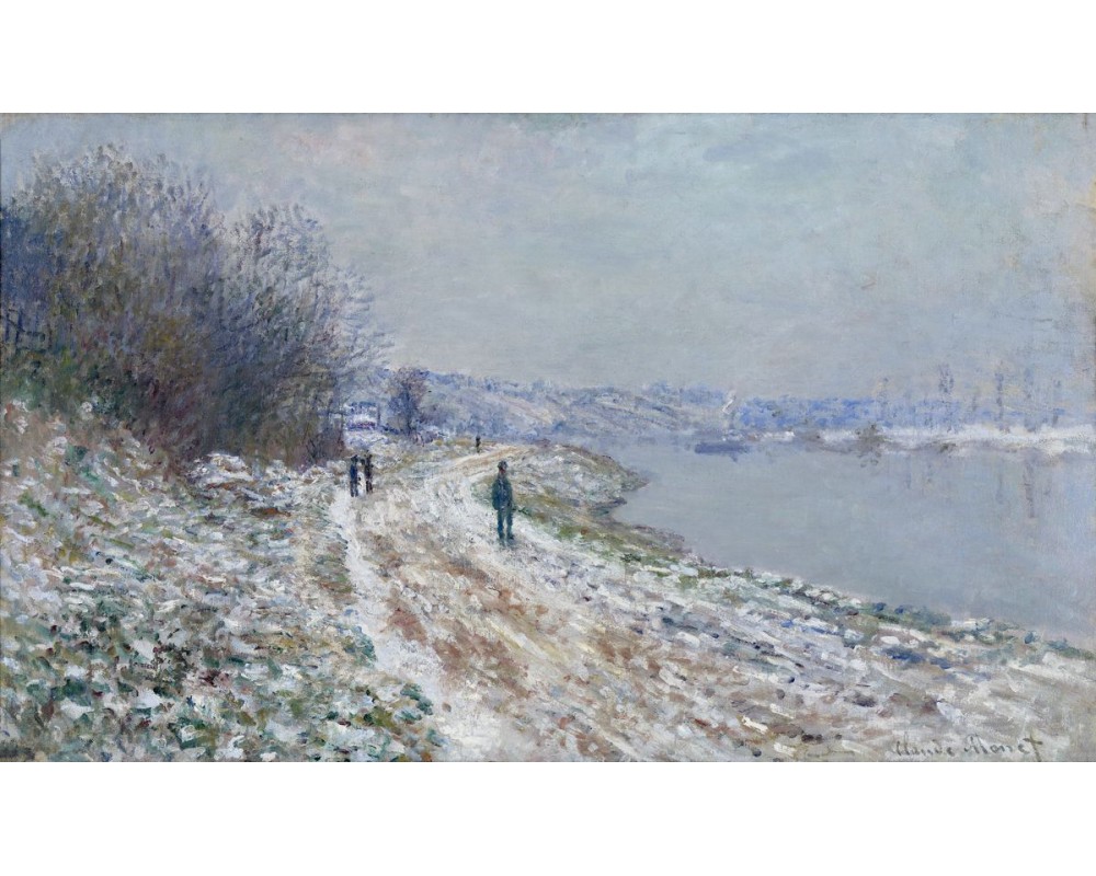 Towpath at Argenteuil in the Snow