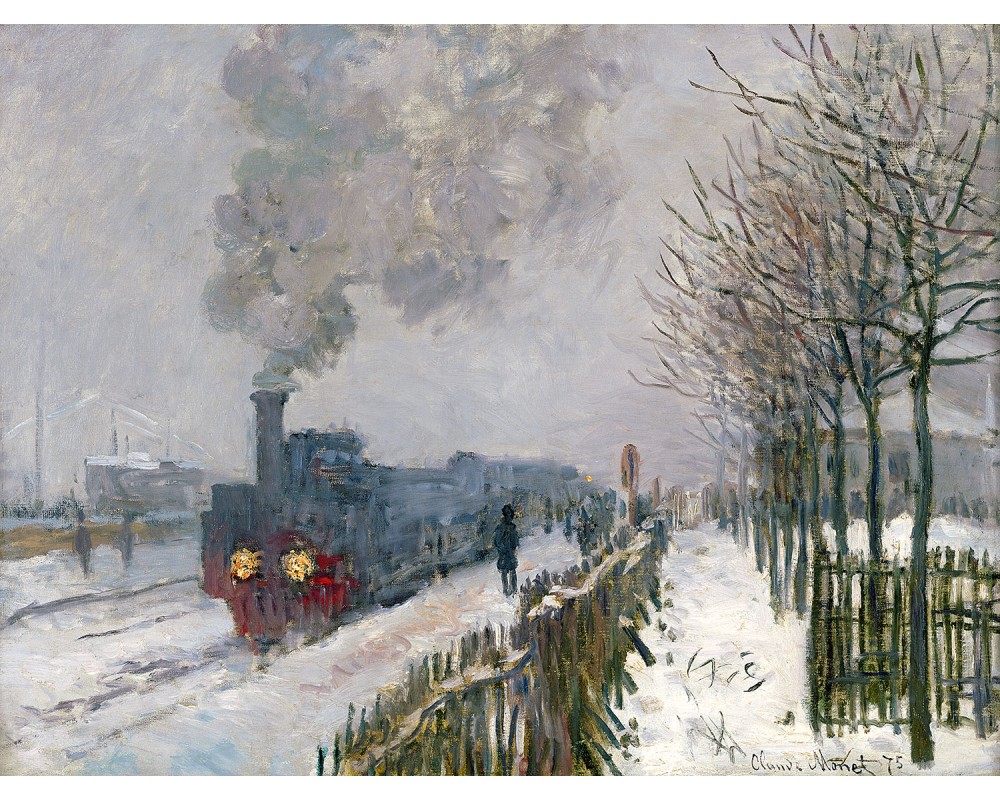 Train in the Snow, the Locomotive