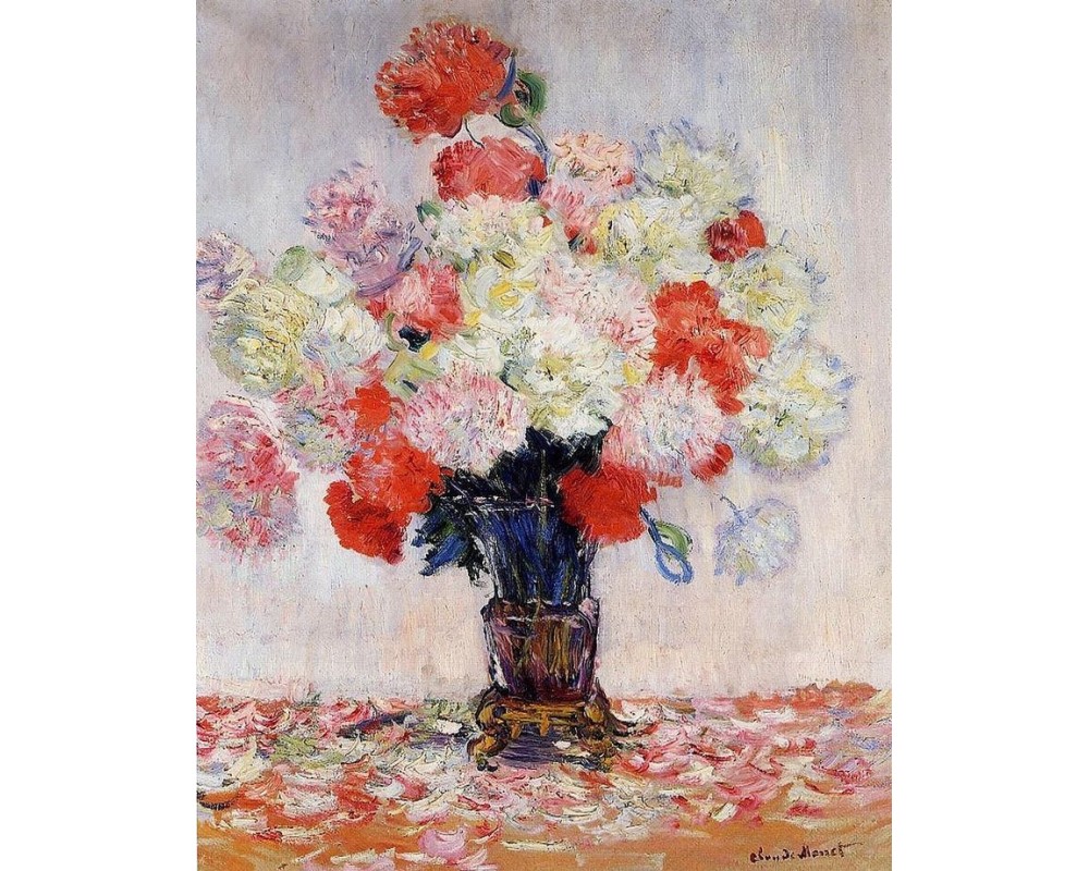 Vase of Peonies