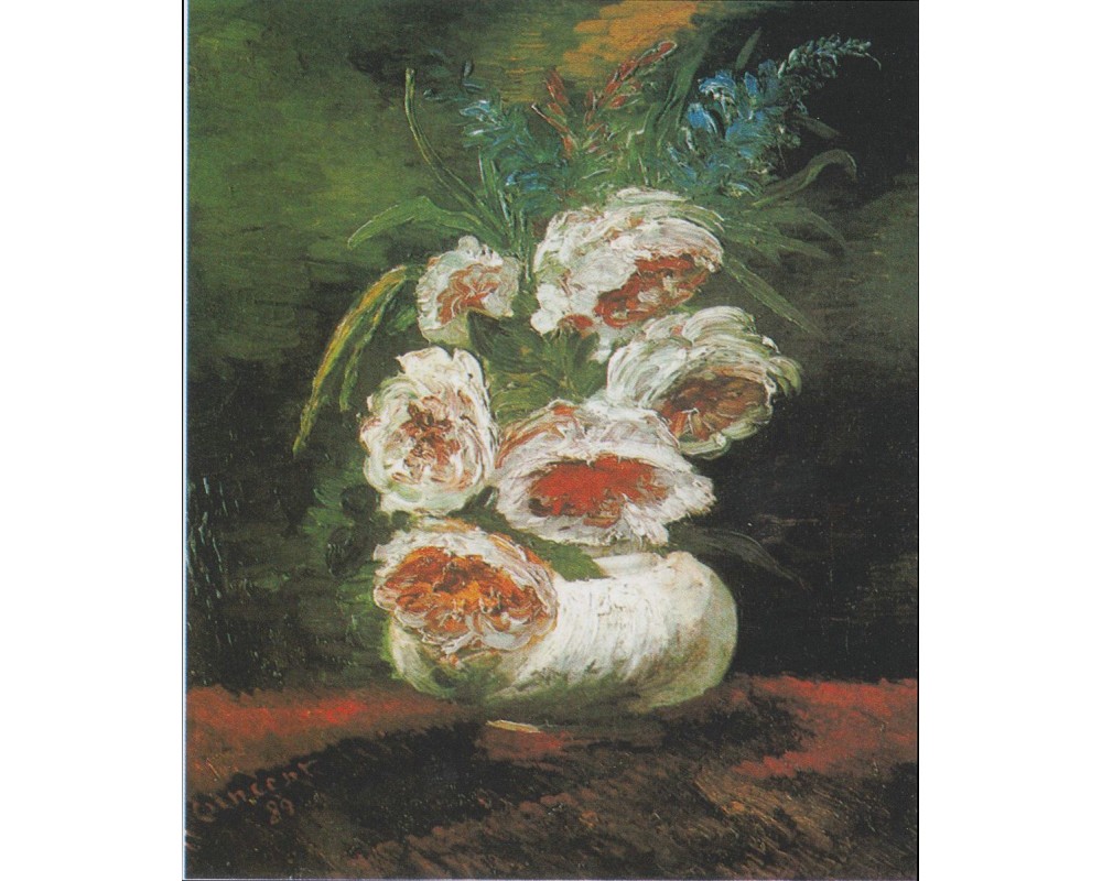 Vase with Peonies