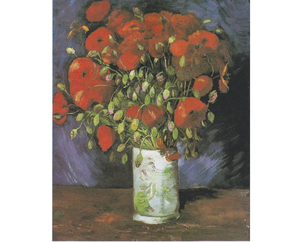 Vase with Poppies