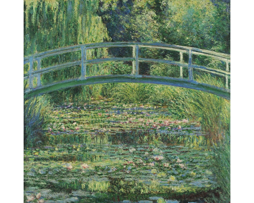 Water Lilies and Japanese Bridge